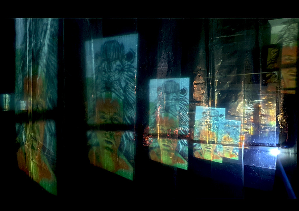 Diagram of the layered identity installation