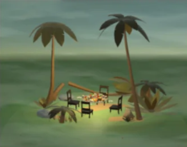 The island under environmental pressure as the water level begins to rise