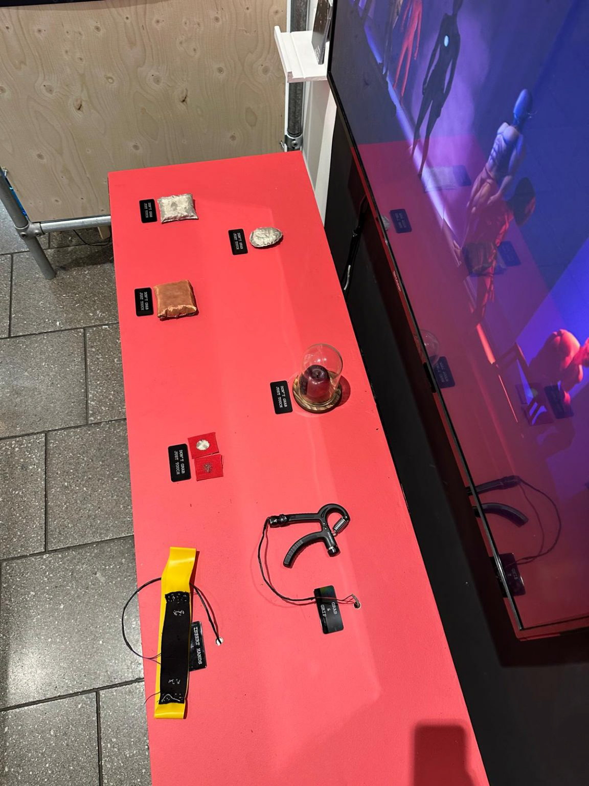 Custom physical interface built for When Worlds Collide