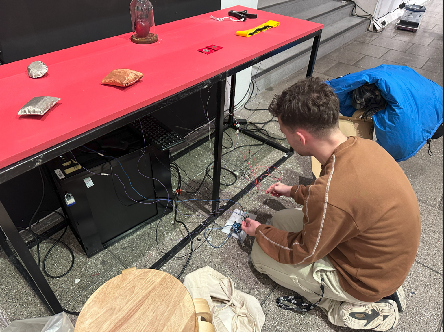 Work in progress installation setup